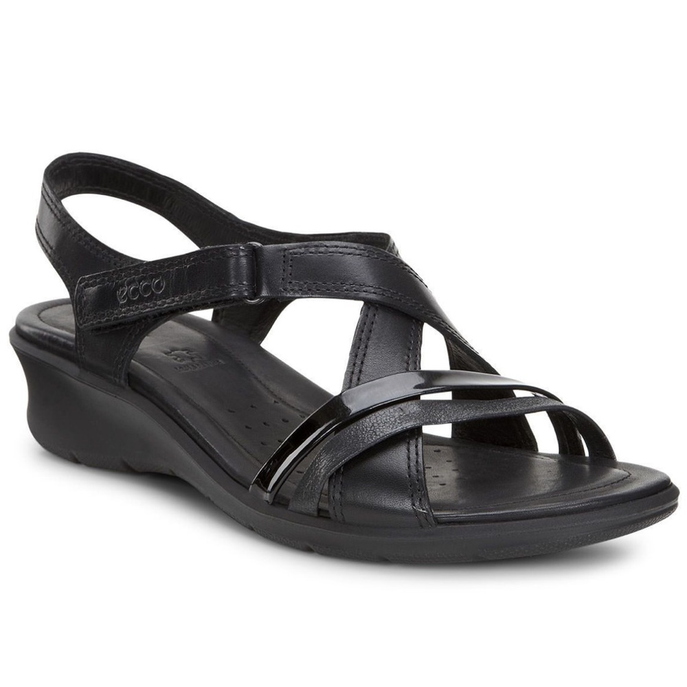 Ecco Black Sandals with Adjustable Straps Size 6. 
I purchased wrong size.